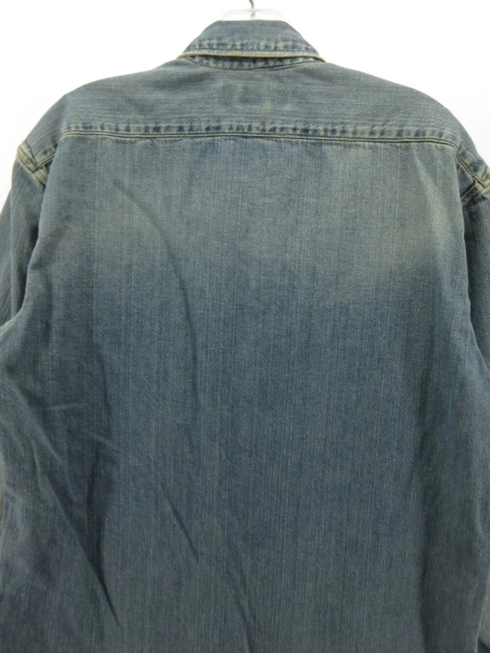 VGT Banana Republic Shirt Medium Denim Button Up Y2K Heritage Travel *